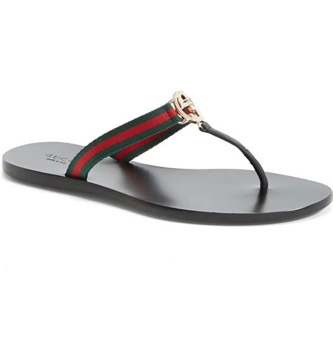 gucci thing sandals|Designer Flip Flops for Women .